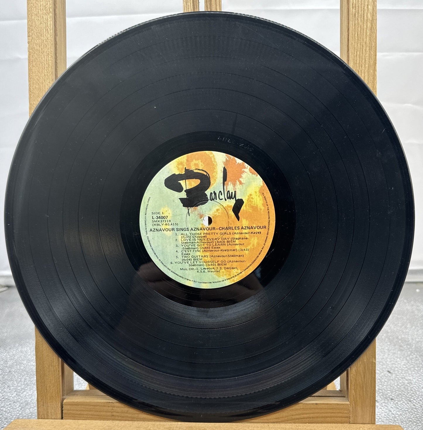Aznavour Sings - Aznavour - Record In OK Condition 5641