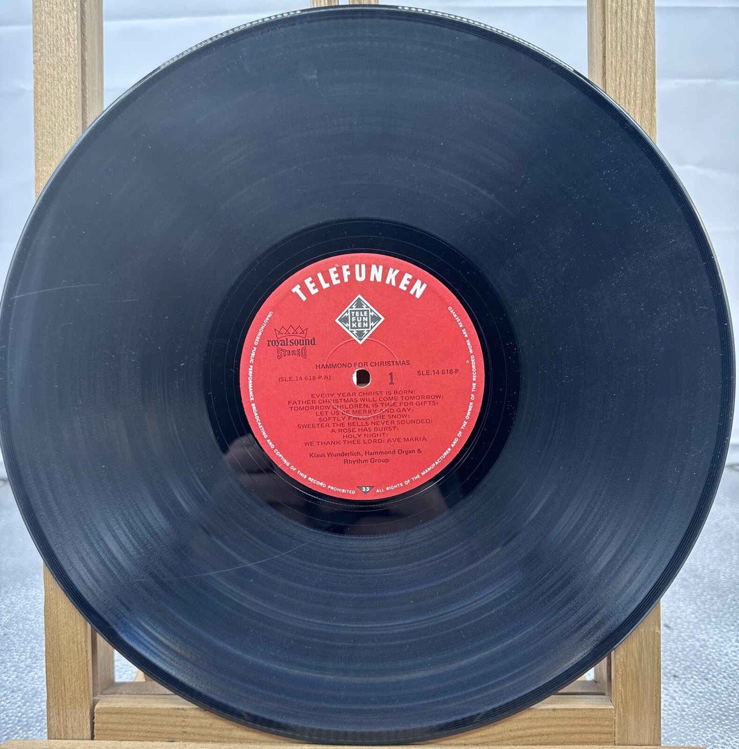 Hammond For Christmas Klaus Wunderlich - Record In OK Condition 5669