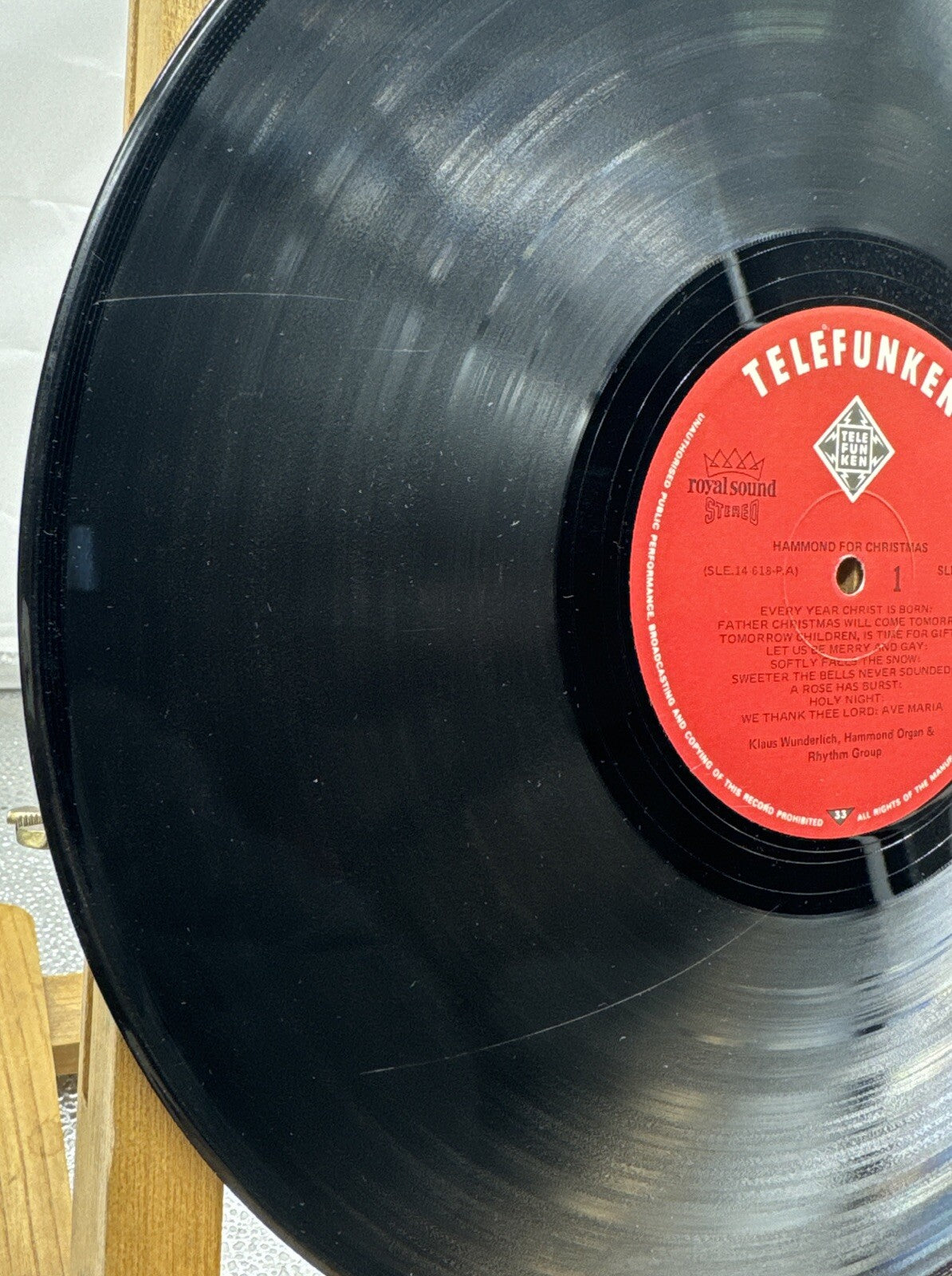 Hammond For Christmas Klaus Wunderlich - Record In OK Condition 5669