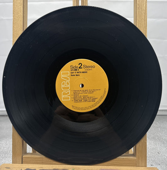 Say It With Music - Peter Nero Record ONLY In OK Condition