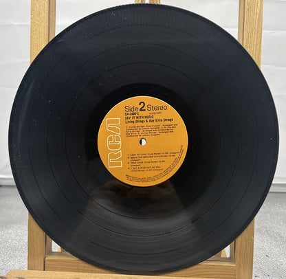 Say It With Music - Living Strings & Ray Ellis Strings Record ONLY In OK Cond