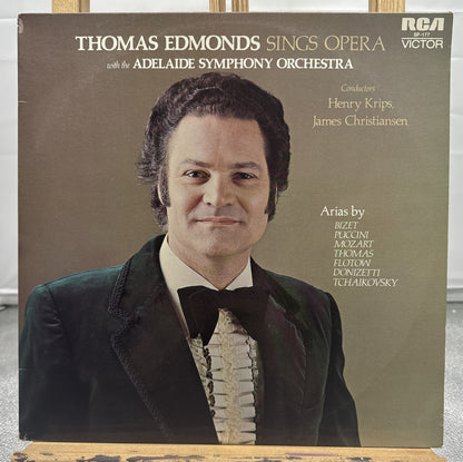 Thomas Edmonds SIngs Opera with Adelaide Orchestra Record In OK Condition 4246