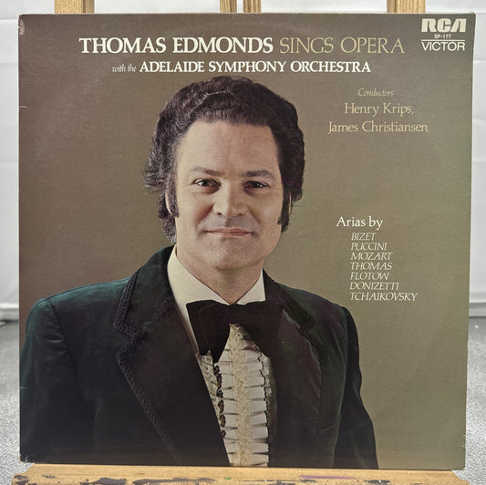 Thomas Edmonds SIngs Opera with Adelaide Orchestra Record In OK Condition 4246