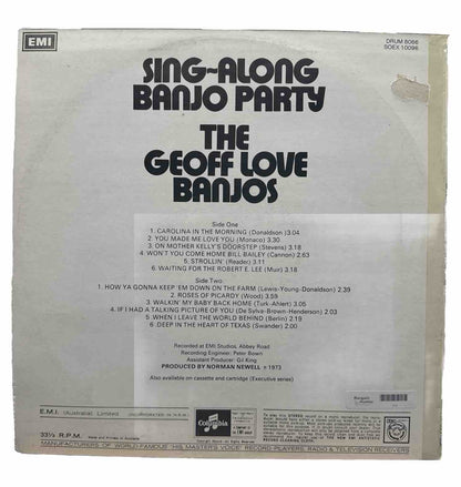 Sing Along Banjo Party - The Geoff Love Banjos - Record In OK Condition 4415