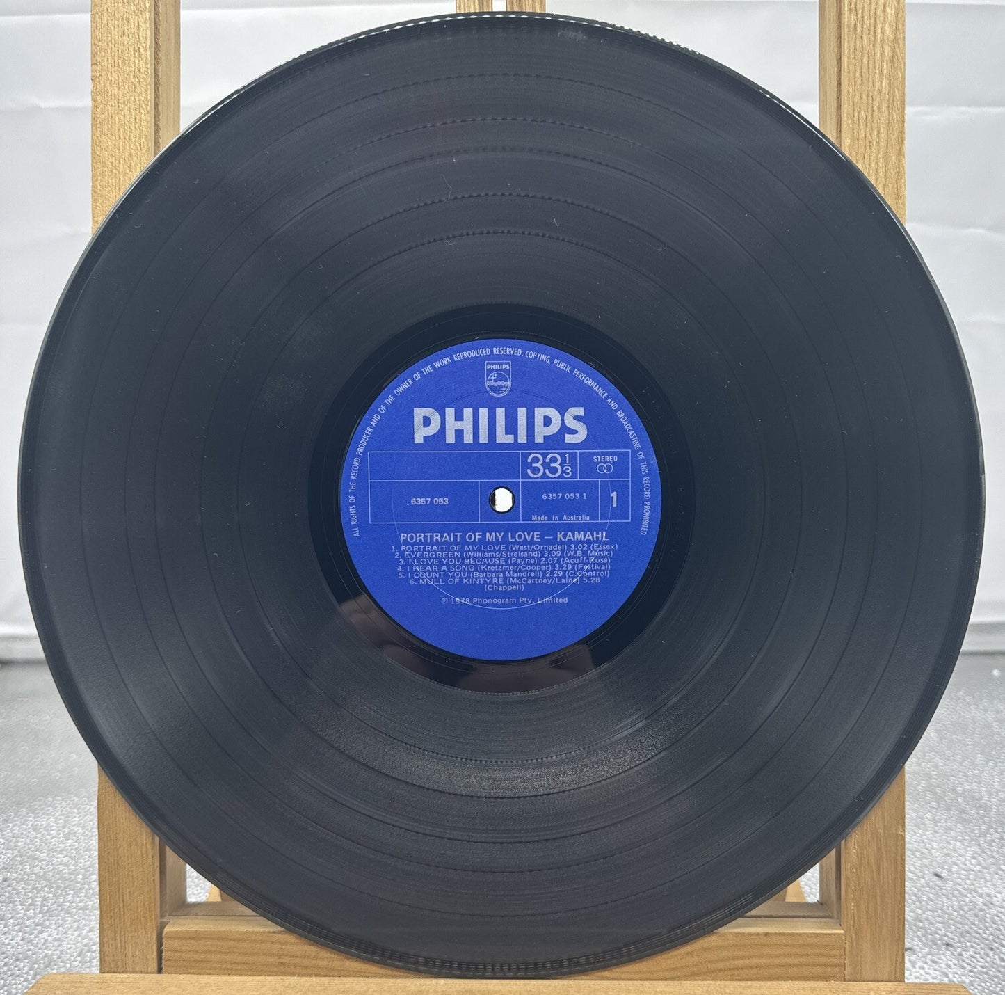 Portrait Of My Love - Kamahl - Philips Record In OK Condition 5669