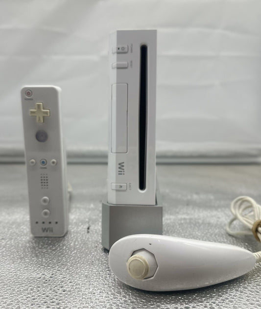 Nintendo Wii Console Model RVL-001 PAL + Controller + Cables 6328