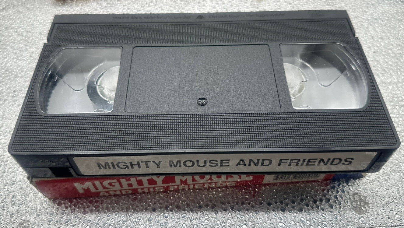 Mighty Mouse And His Friends Cartoon Classics VHS In Good Condition - 6575