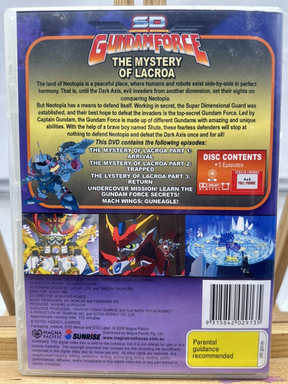 Superior Defender Gundam Force The Mystery Of Lacroa Volume Three DVD In GC 6032