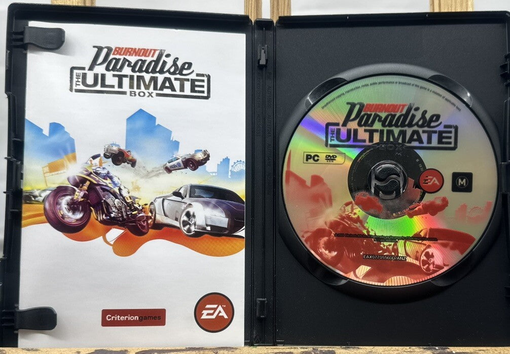 Burnout Paradise The Ultimate Box PC Game Complete In Good Condition 6017
