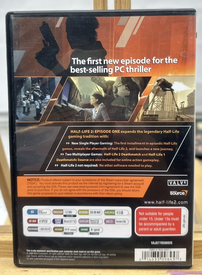 Half-Life 2 Episode One PC Game Complete In Good Condition 6034