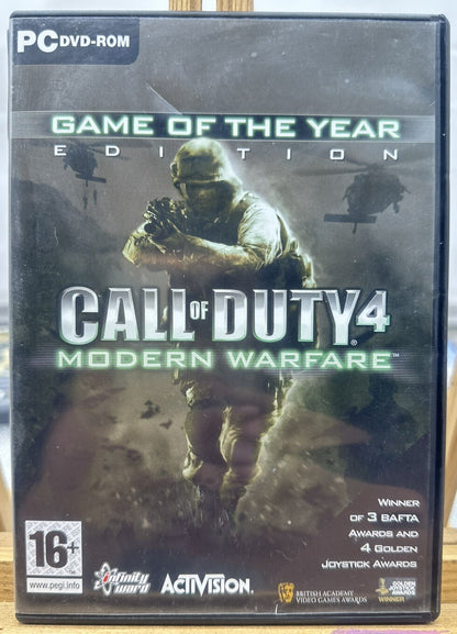 Call Of Duty 4 Modern Warfare PC Game Complete In Good Condition 6275
