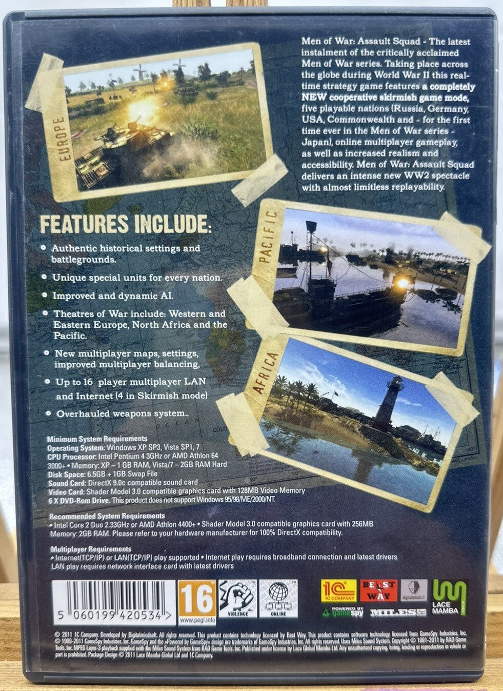 Men Of War Assault Squad PC Game Complete In Good Condition 6070