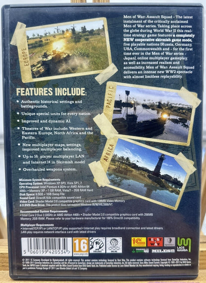 Men Of War Assault Squad PC Game Complete In Good Condition 6070