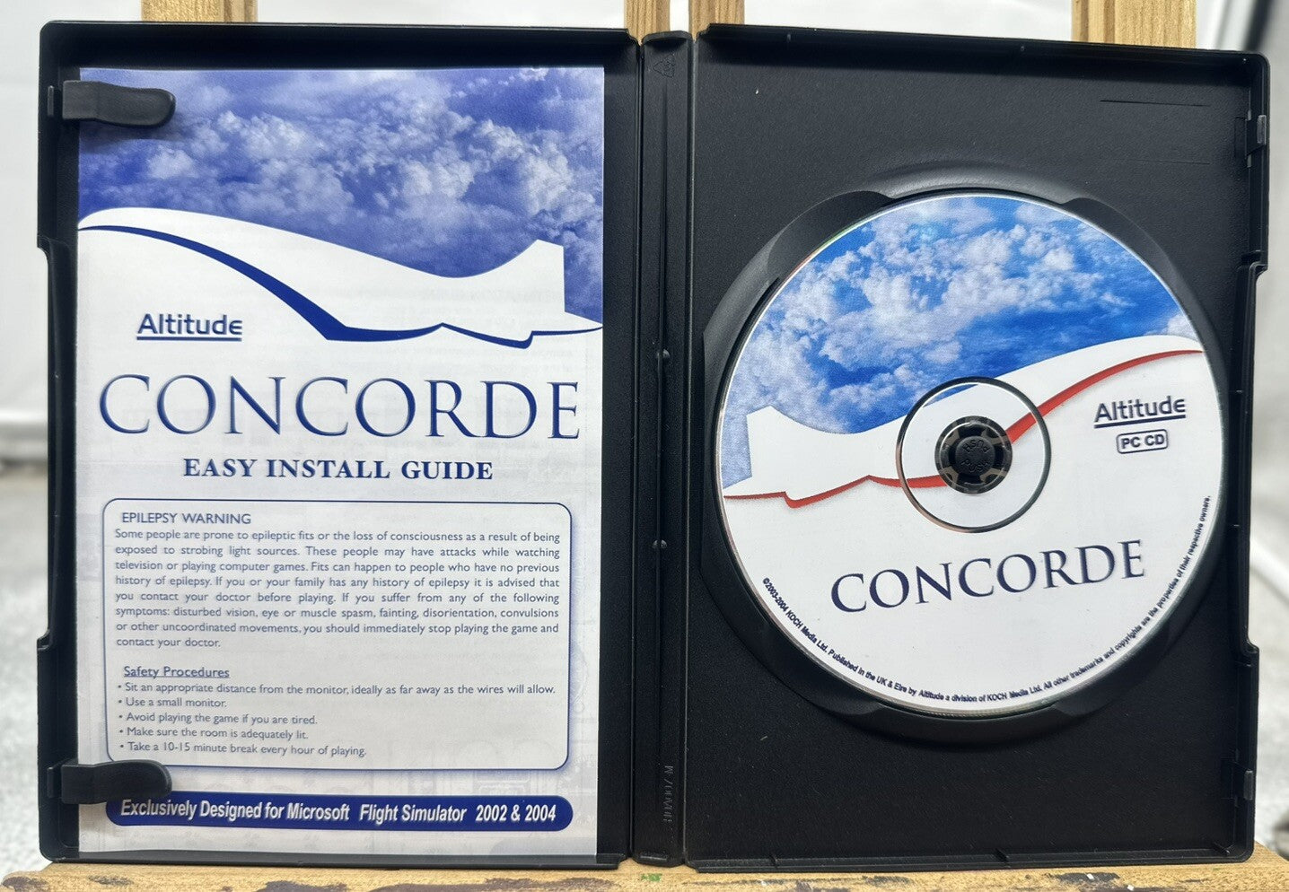Altitude Concorde PC Game Complete In Good Condition 5976