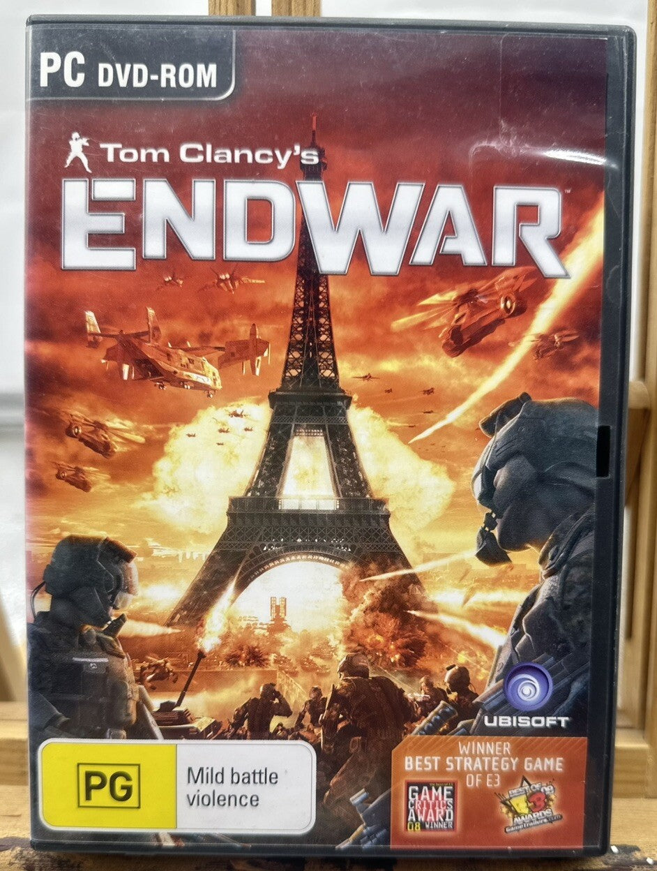 Tom Clancy's EndWar PC Game Complete Good Condition 6012