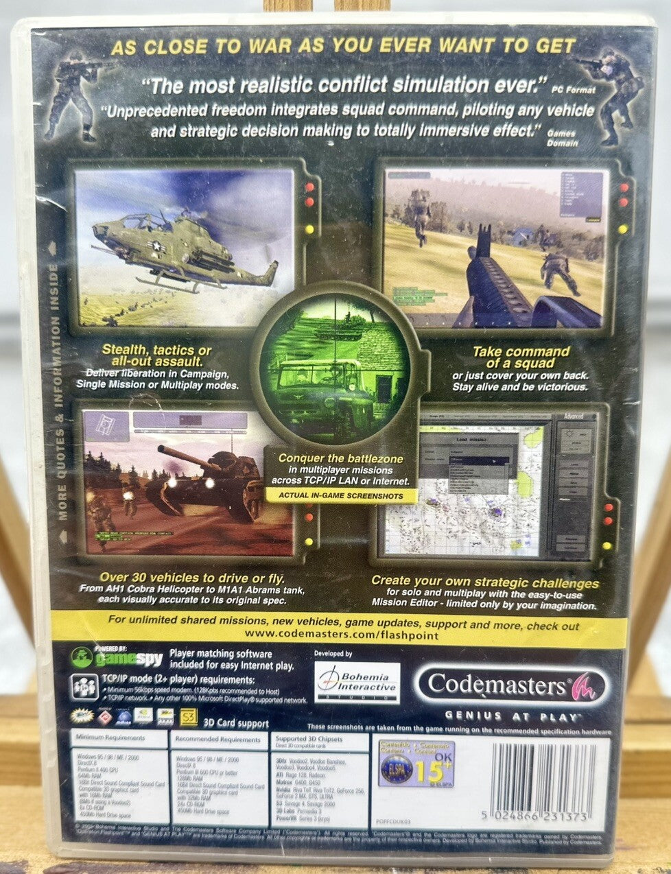 Operation Flashpoint Cold War Crisis PC Game Complete Good Condition 6310