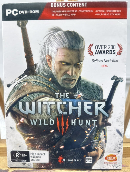 The Witcher Wild Hunt 3 PC Game Complete Good Condition 6018