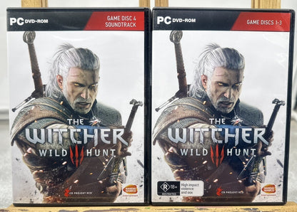The Witcher Wild Hunt 3 PC Game Complete Good Condition 6018