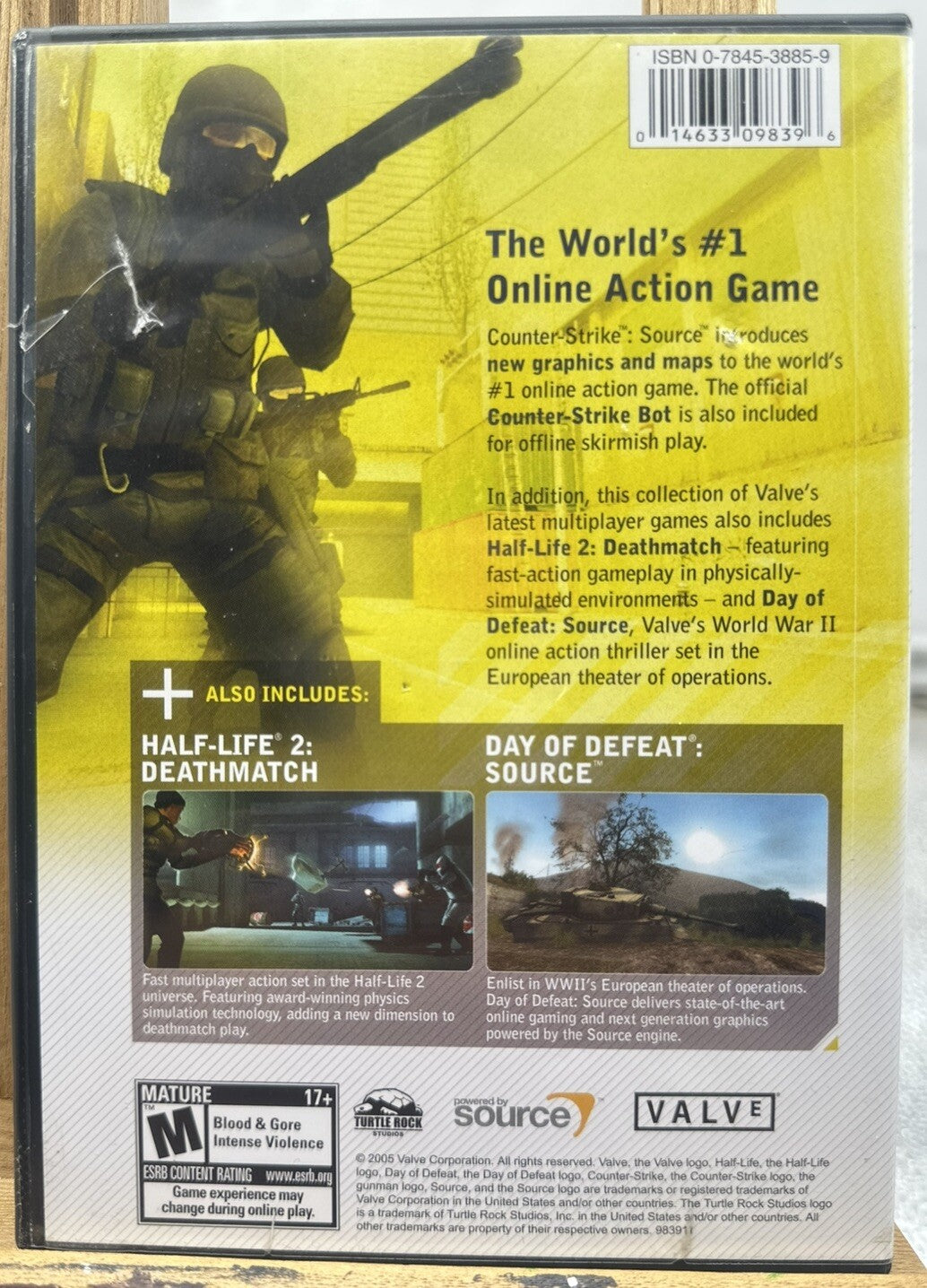 Counter Strike Source PC Game Complete Good Condition 6028