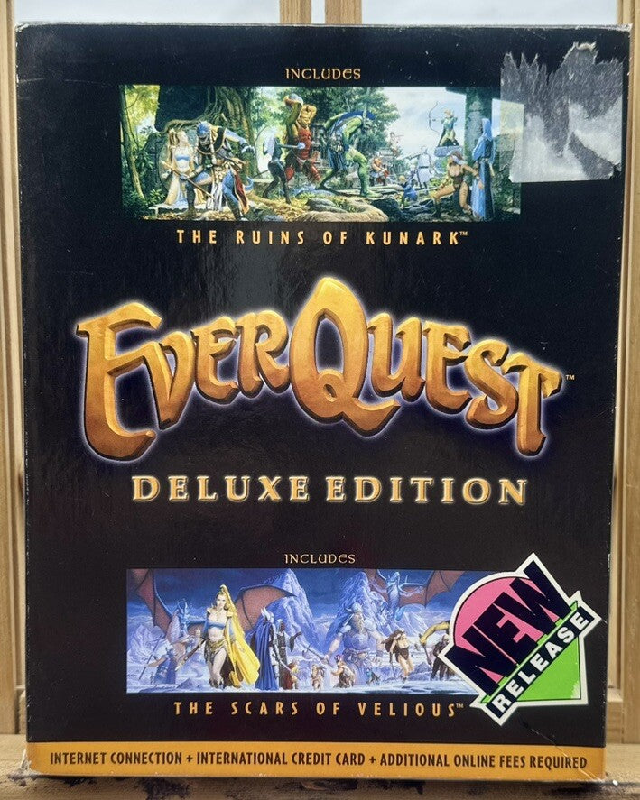 Everquest Deluxe Edition Big Box PC Game Complete Good Condition 6022