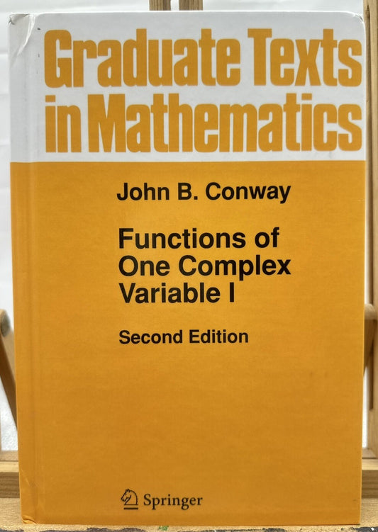 Functions Of One Complex Variable 1 John B. Conway In Good Condition 6394