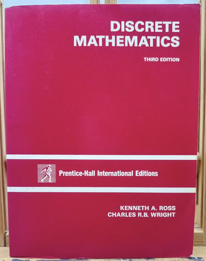Discrete MAthematics Third Edition Kenneth A. Ross / Charles R.B. Wright 6393