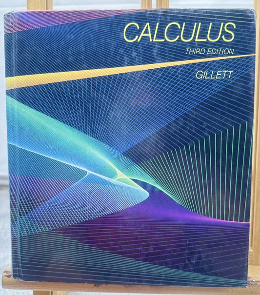 Calculus Third Edition Gillett In Good Condition 6566