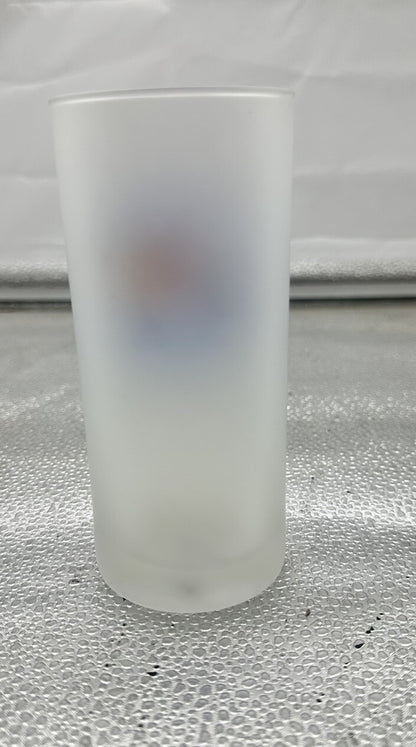 SYDNEY 2000 OLYMPIC GAMES FROSTED GLASS TUMBLER RARE COLLECTABLE
