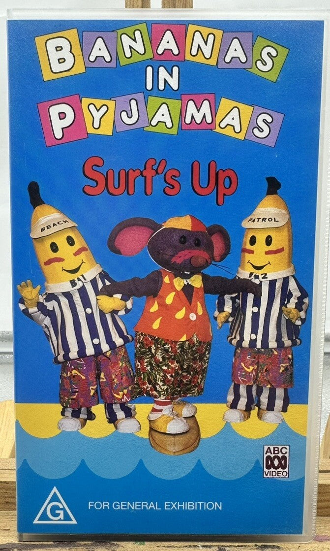 Bananas In Pyjamas Surf's Up VHS In Good Condition - 6473