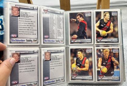 AFL Superstars 2003 Football Collector Card Album In Good Condition 6376