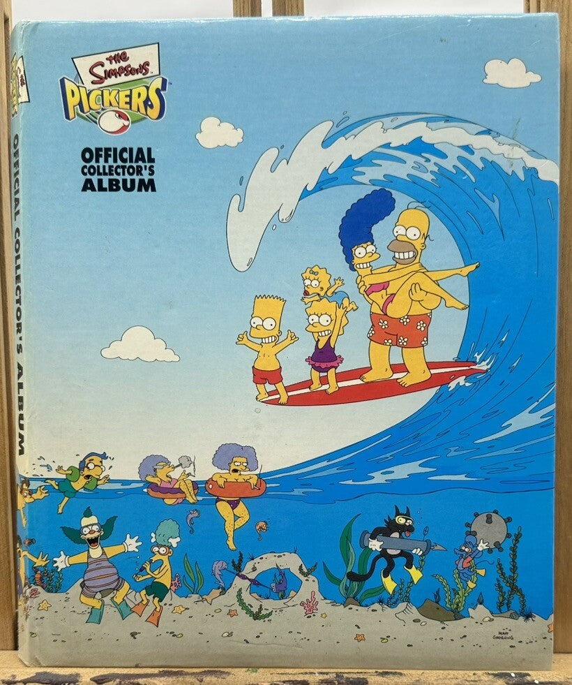 The Simpsons Pickers Official Collector's Album Only In Ok Condition 5999