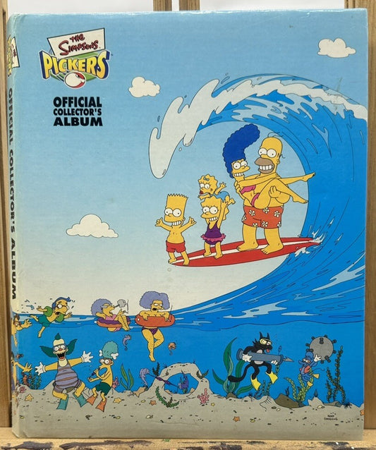 The Simpsons Pickers Official Collector's Album Only In Ok Condition 5999