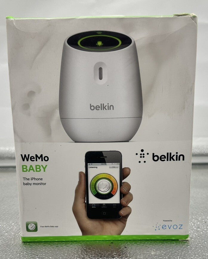 Belkin F8J007 WeMo Baby Monitor for Apple iPhone iPad Touch Never Used M905