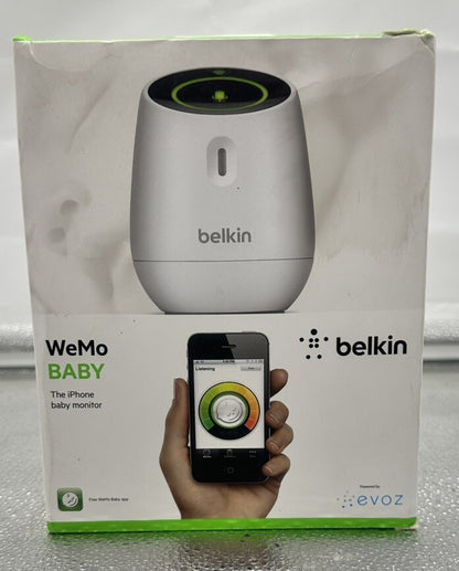 Belkin F8J007 WeMo Baby Monitor for Apple iPhone iPad Touch Never Used M905