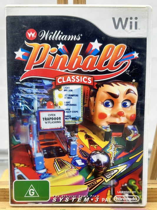 Williams Pinball Classics - PAL Nintendo Wii Complete Game 6528