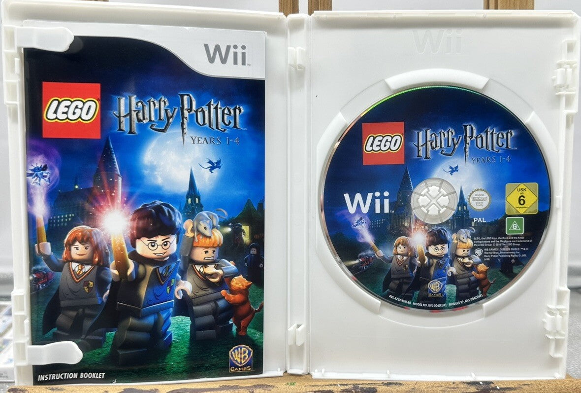 Lego Harry Potter Years 1-4 - PAL Nintendo Wii Complete Game 6514