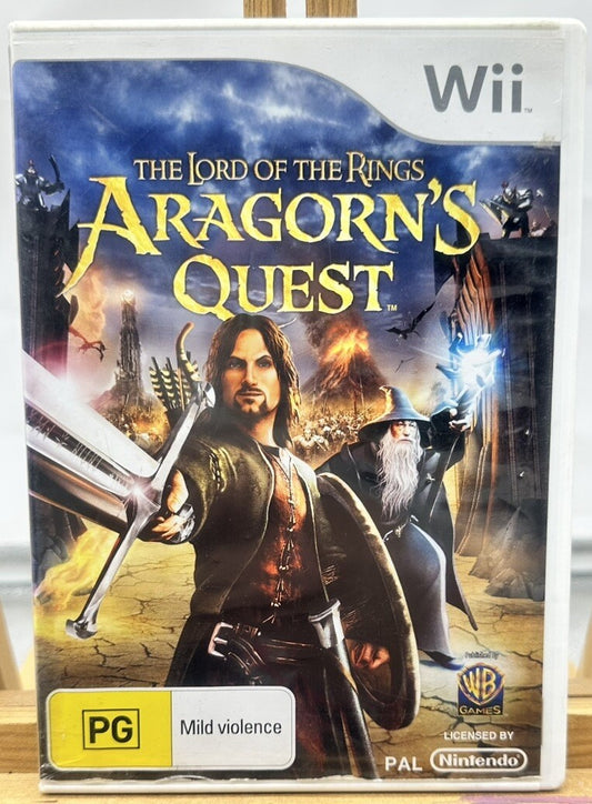 The Lord Of The Rings Aragorn's Quest - PAL Nintendo Wii Complete Game 6532