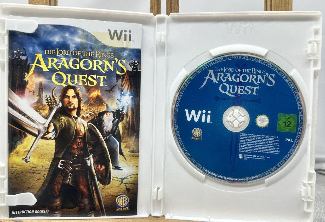 The Lord Of The Rings Aragorn's Quest - PAL Nintendo Wii Complete Game 6532
