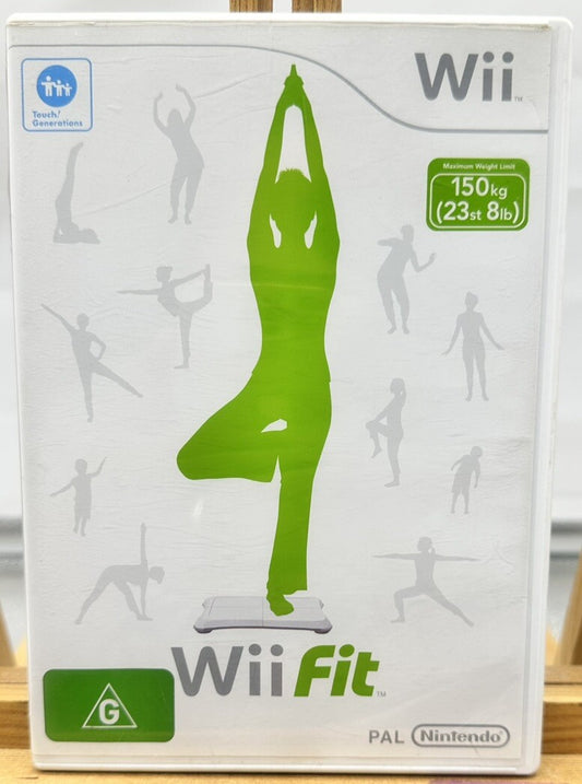 Wii Fit - PAL Nintendo Wii Incomplete Missing Manual Game 6495