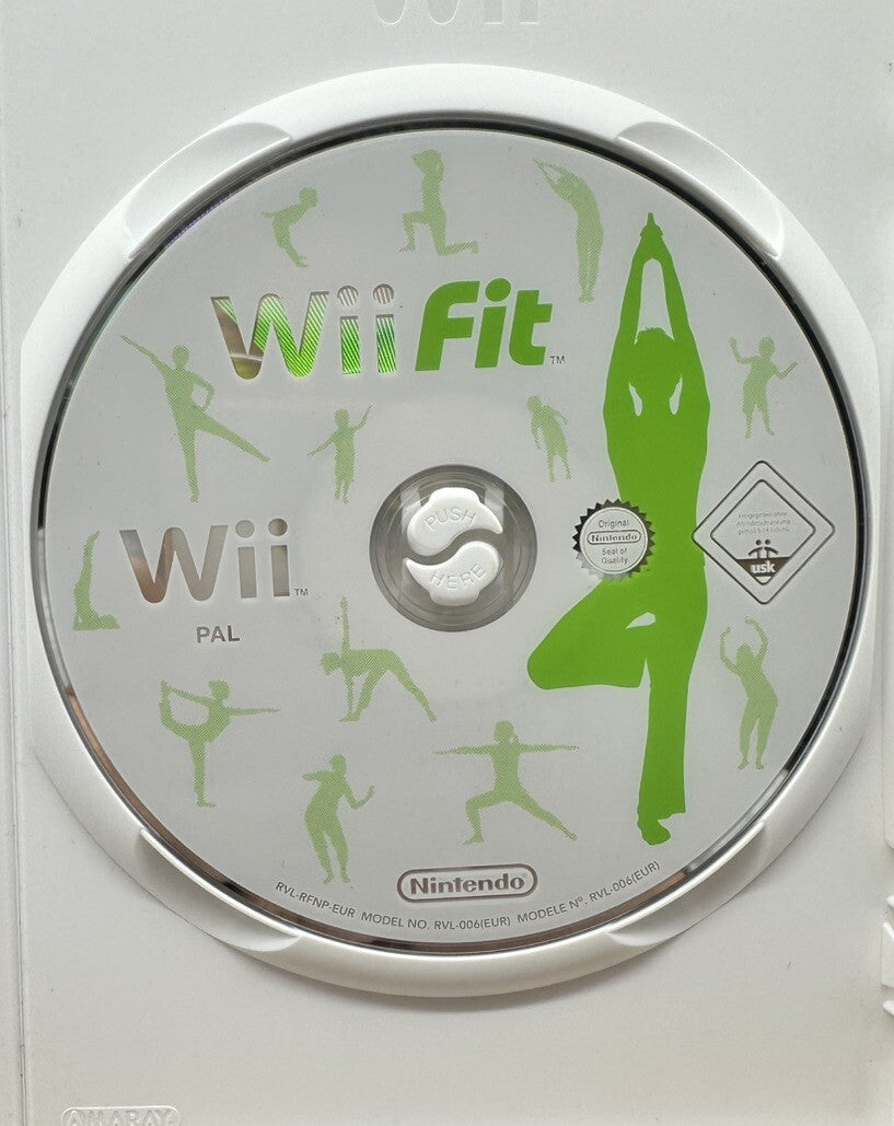 Wii Fit - PAL Nintendo Wii Incomplete Missing Manual Game 6495