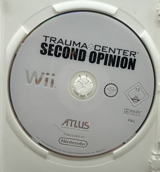 Trauma Centre Second Opinion Nintendo Wii Game DISC ONLY