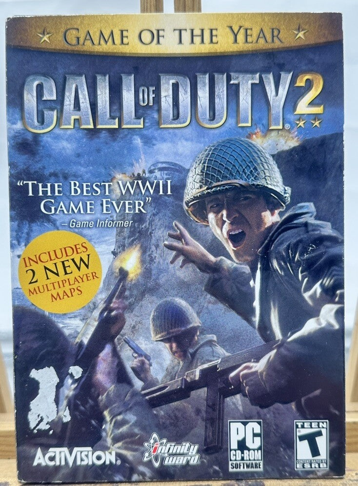 Call Of Duty 2 PC Game Missing DISC 1 In Good Condition 6279