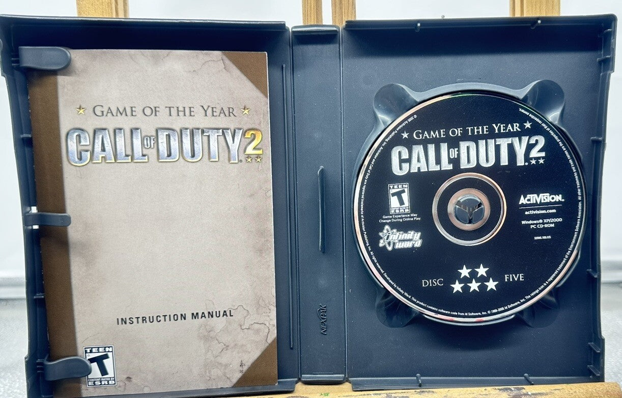 Call Of Duty 2 PC Game Missing DISC 1 In Good Condition 6279