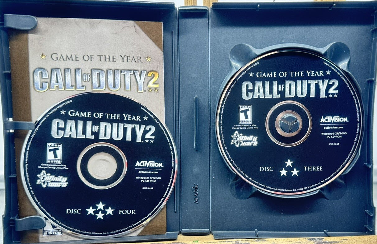Call Of Duty 2 PC Game Missing DISC 1 In Good Condition 6279