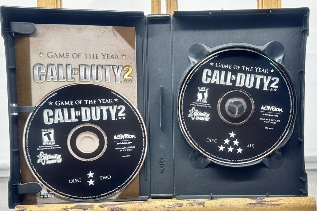 Call Of Duty 2 PC Game Missing DISC 1 In Good Condition 6279