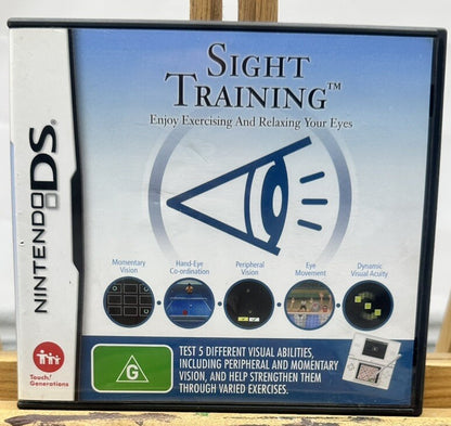 Sight Training - Nintendo DS Game Incomplete Missing Manual Good Condition 7436