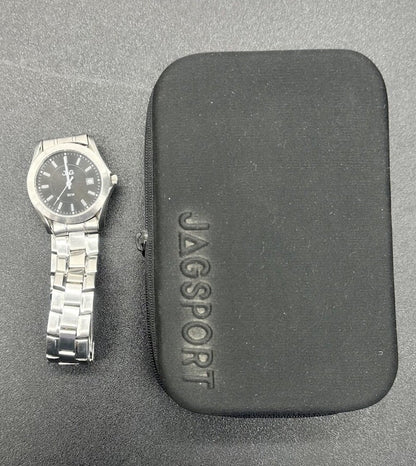 Jag Stainless Steel Watch 50 Meter Water Resistance NEEDS A NEW BATTERY