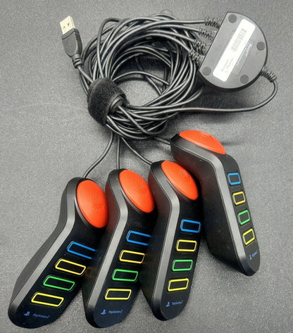 Official Wired Buzz Controllers Buzzers - PS2 PS3 - Tested & Working