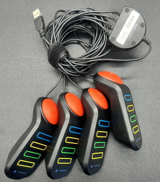Official Wired Buzz Controllers Buzzers - PS2 PS3 - Tested & Working