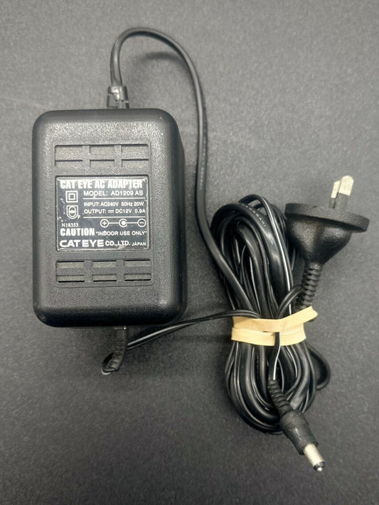 Cat Eye Power Supply Adapter Model AD1209 AS - 12v 900mA -In Good Condition 4831